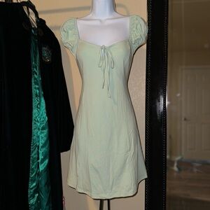 Forever 21 Seafoam green baby doll dress